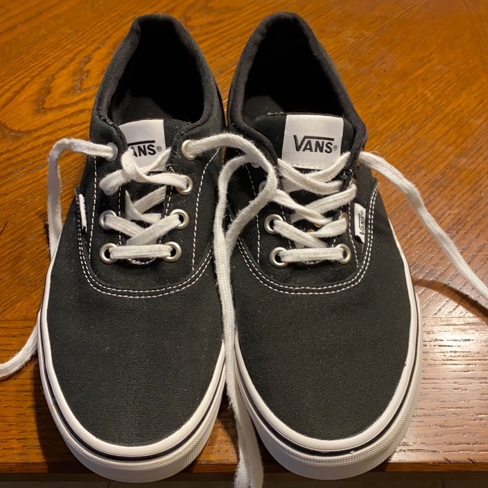 Vans black sneakers